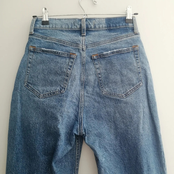 Abercrombie & Fitch Cross Waist The Dad High Rise Jeans Curve Love 0 - Picture 6 of 16